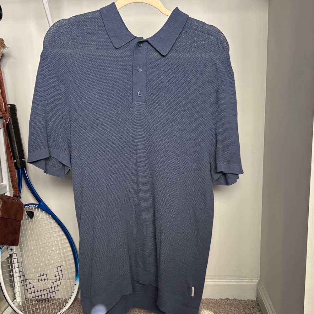 Onia Classic Navy Polo Shirt